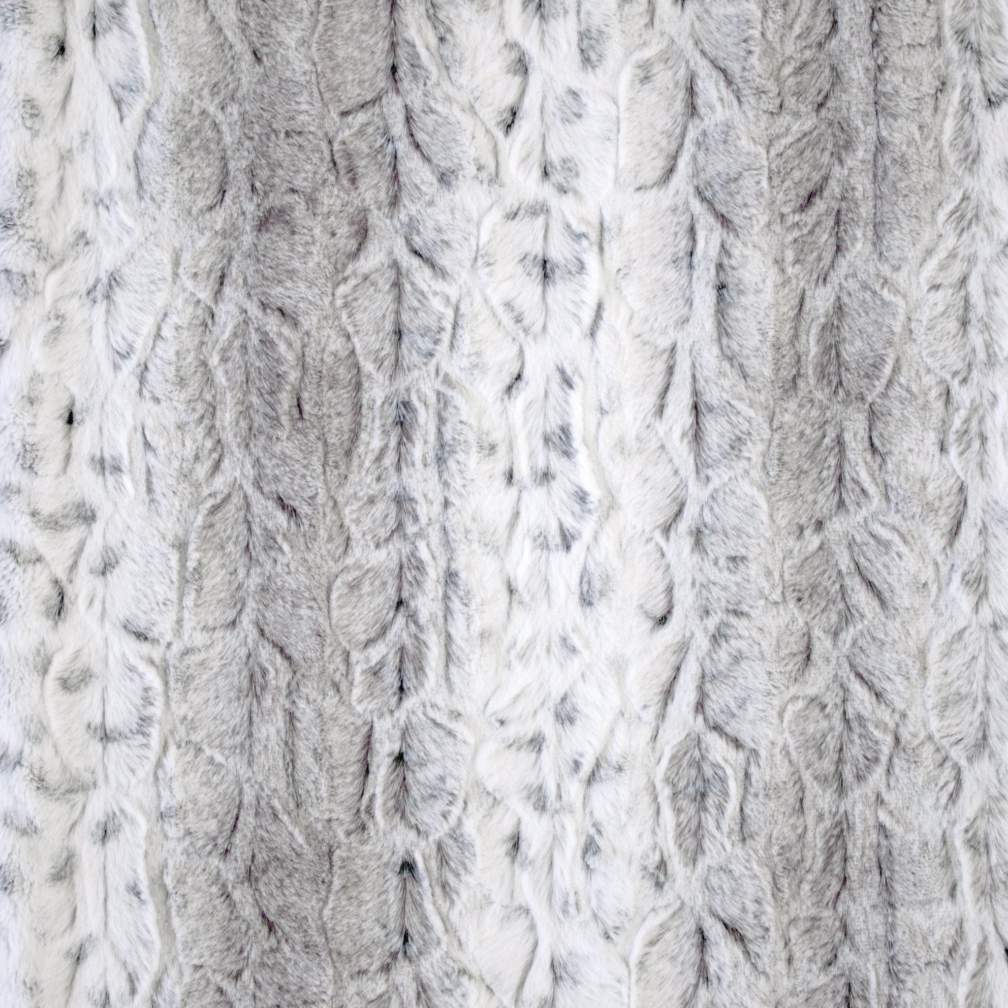 Pearl Leopard snuggle minky fabric, fabric on the bolt