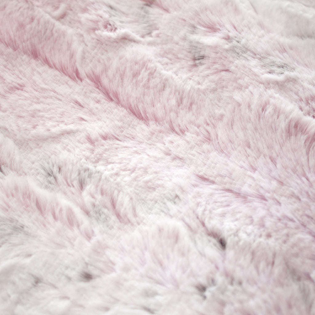 Pearl Leopard snuggle minky fabric, surface sheen detail