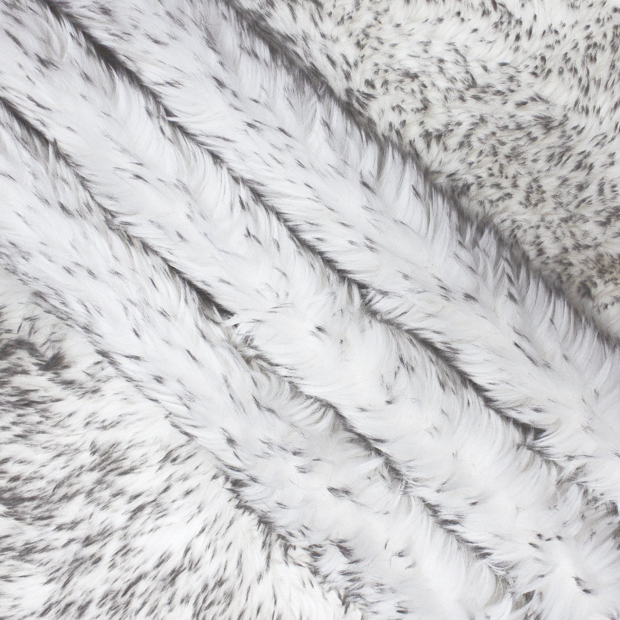 Quill snuggle minky fabric, edge view