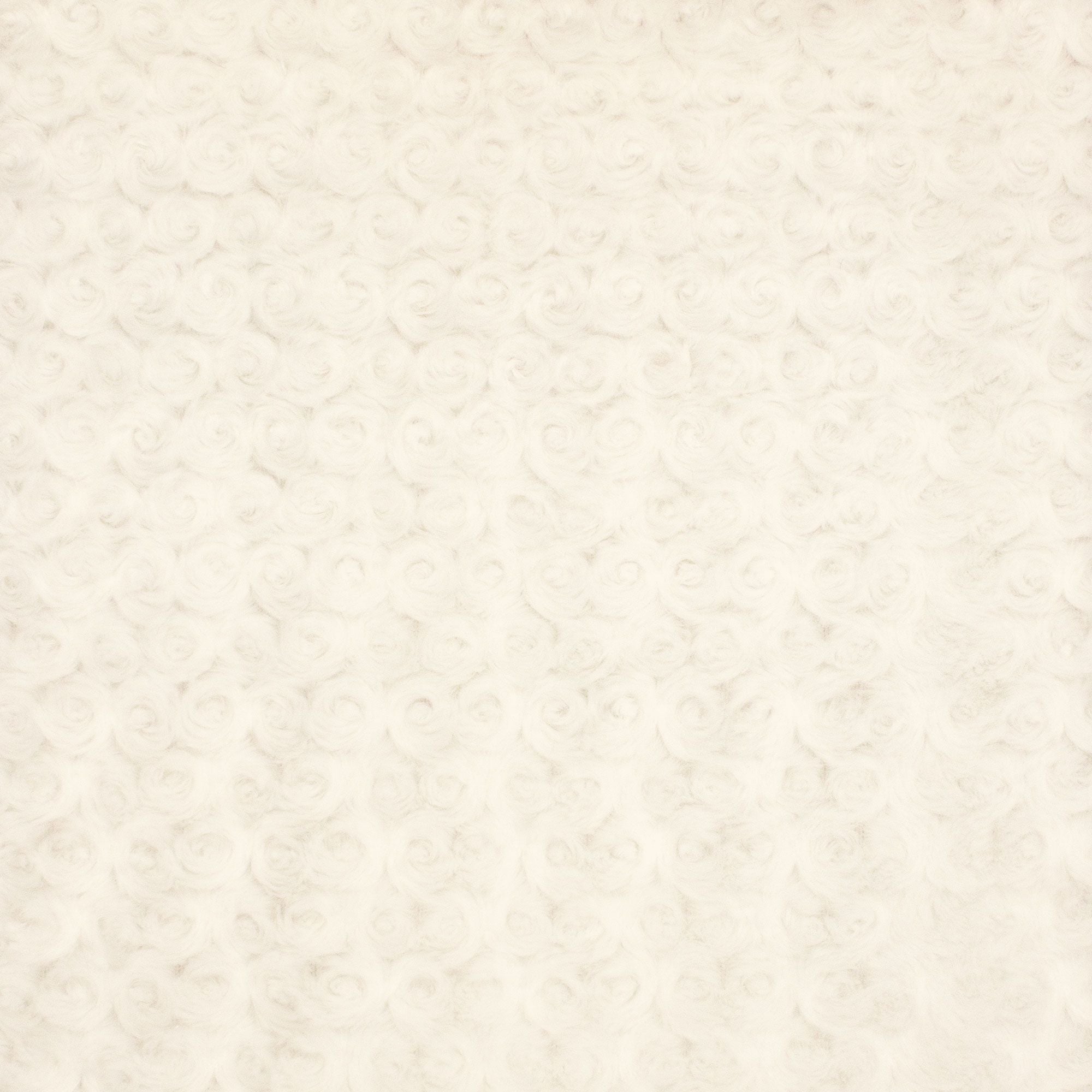 Minky Rosebud plush fabric swatch detail