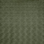 Minky Rosebud minky fabric draped throw