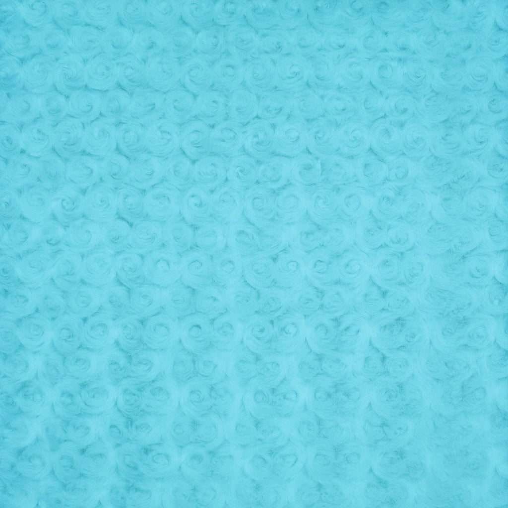 Minky Rosebud snuggle minky fabric folded