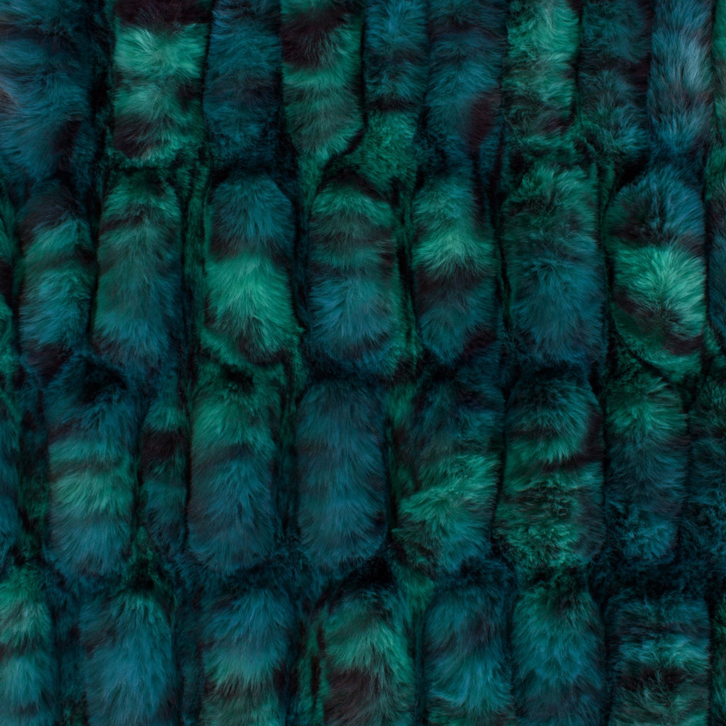 Leopard Sharpei Snuggle minky fabric, swatch
