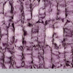 Leopard Sharpei minky fabric, draped fold detail