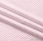 Silky minky dot fabric blush pink, swatch