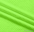 Solid Minky Dot Greens minky fabric, bright lime swatch