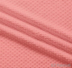 Silky Minky Dot Coral by EZ Fabric