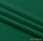 Solid Minky Dot Greens minky fabric, emerald green swatch