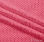 Silky Minky Dot Honeysuckle by EZ Fabric
