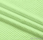 Solid Minky Dot Greens minky fabric, lime swatch