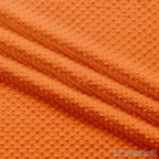 Silky Minky Dot Fabric Orange Solid Smooth