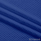 Silky Minky Dot Fabric Royal Blue Solid Smooth