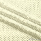 Silky minky dot fabric yellow solid, smooth pile detail