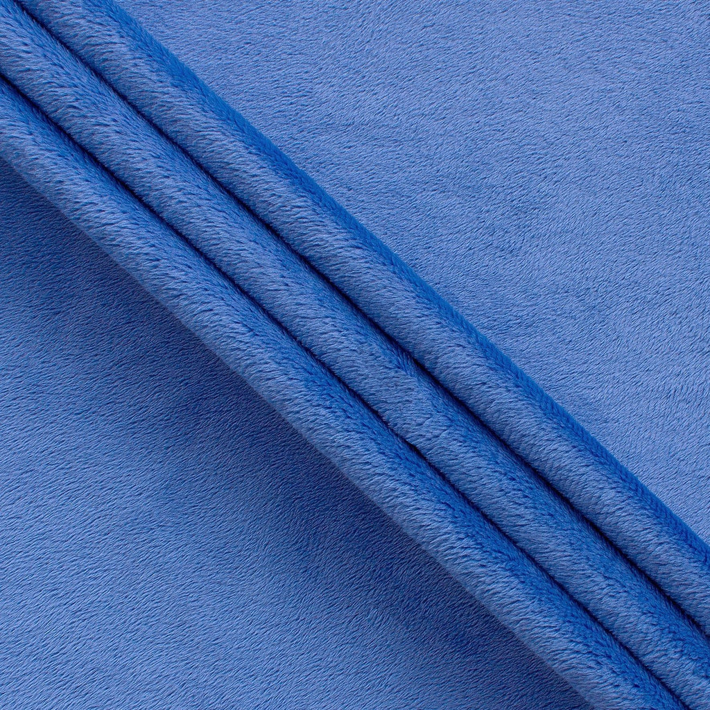 Silky minky smooth blues, folded bolt