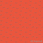 Googly Eyes Flame minky fabric, swatch