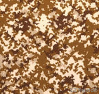 Digi Camo minky fabric, tan digital camouflage print swatch
