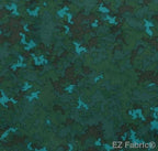 Digi Camo minky fabric, teal digital camouflage print swatch