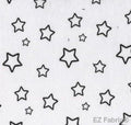 EZ Stars Outline on Minky Fabric by EZ Fabric