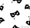 EZ Super Hero White on Minky Fabric by EZ Fabric