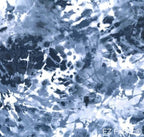 Garseeya navy print minky fabric, bolt