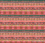 I Love Ponies minky fabric, pony trail design, close-up