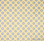 Ditsy yellow coordinate minky fabric, swatch