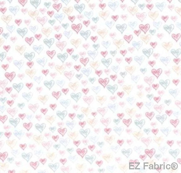 Little Ballerinas heart of a dancer print minky fabric, bolt