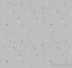 Night fall gray minky fabric, pattern detail