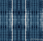 Nia Mud Cloth minky fabric in Royal Blue, swatch
