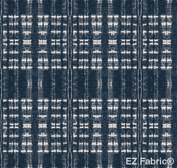 Nuru Mud Cloth minky fabric in Navy, close-up