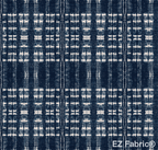 Nuru Mud Cloth minky fabric in Royal, swatch