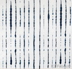 Obasi Mud Cloth minky fabric in Blue, close-up