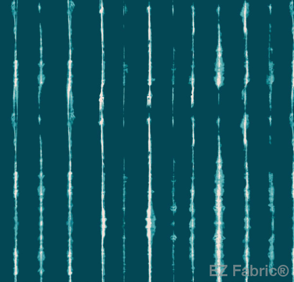 Obasi Mud Cloth minky fabric in Teal, swatch