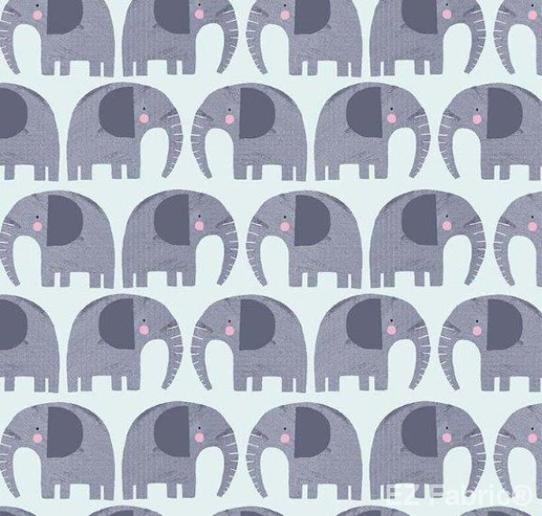 Rule the City animals printed minky fabric, bolt