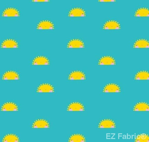 Rule the City morning sun minky fabric, close-up