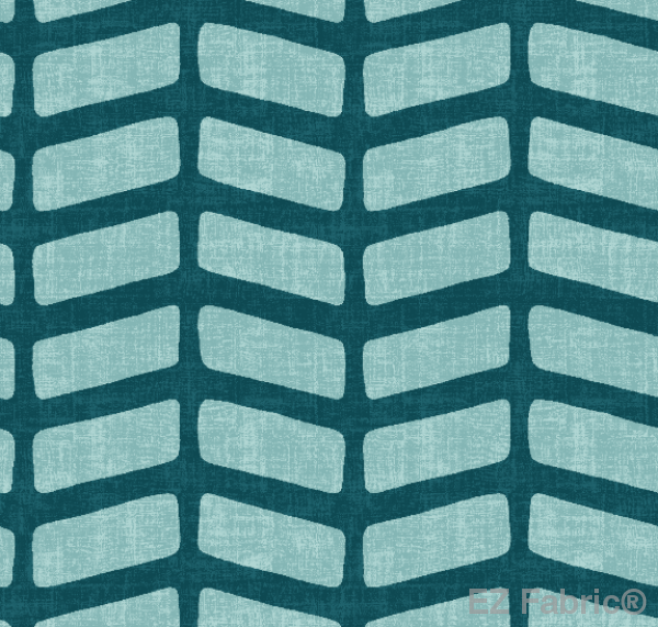 Sade Teal mud cloth minky fabric, swatch
