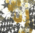 Star Gazer minky fabric, gold colorway