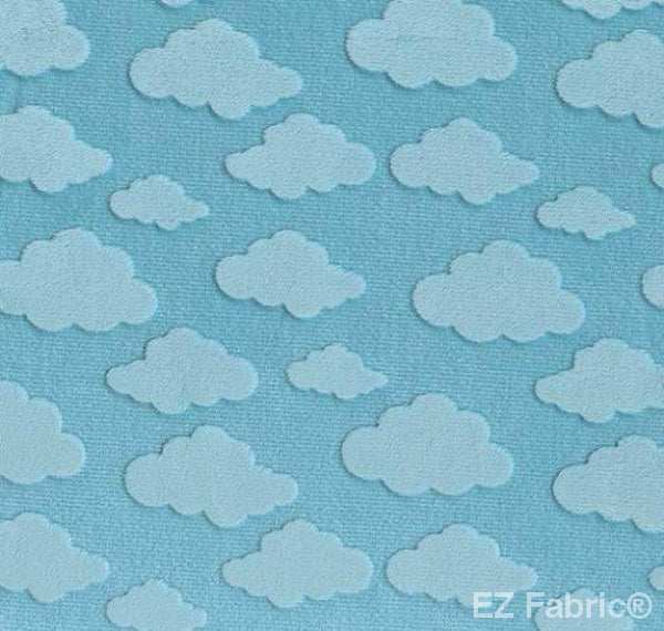 Sunny Day minky fabric, draped throw