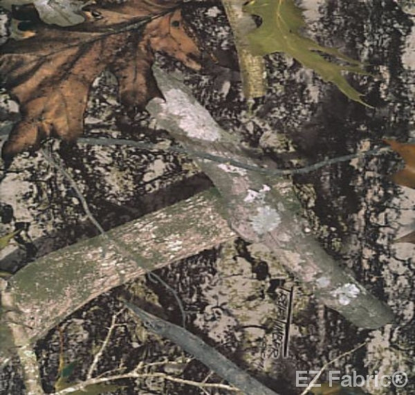 True Timber Green on Minky Fabric by EZ Fabric