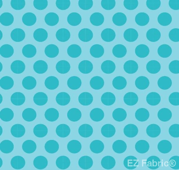 Two Tone Dot turquoise minky fabric, swatch