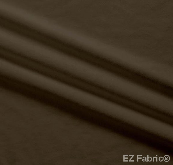 Silky minky smooth brown, close-up