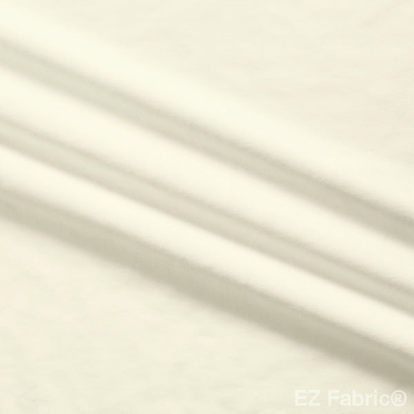 Silky minky smooth ivory, close-up