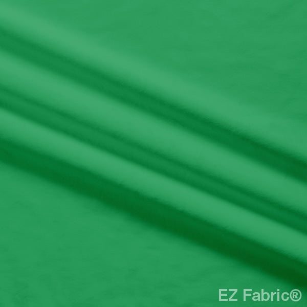 Silky minky smooth kelly green, close-up