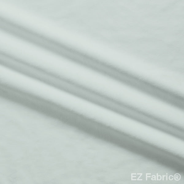 Silky minky smooth silver, close-up