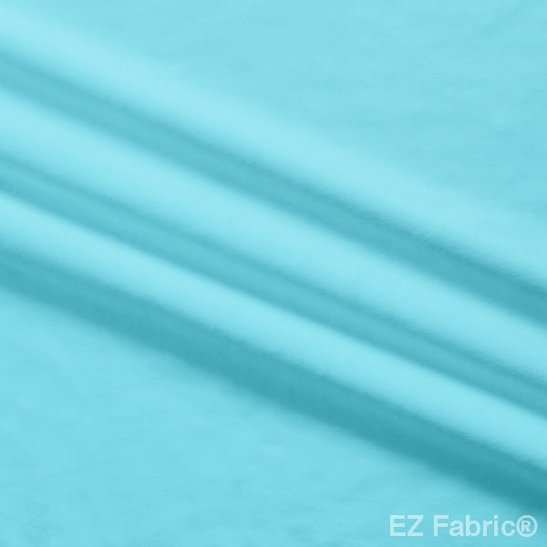 Silky minky smooth turquoise, color detail