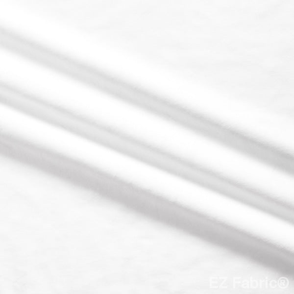 Silky minky smooth white, color detail