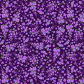 Fireweed Tossed pink and purple floral minky fabric, swatch