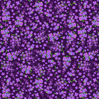 Fireweed Tossed pink and purple floral minky fabric, swatch