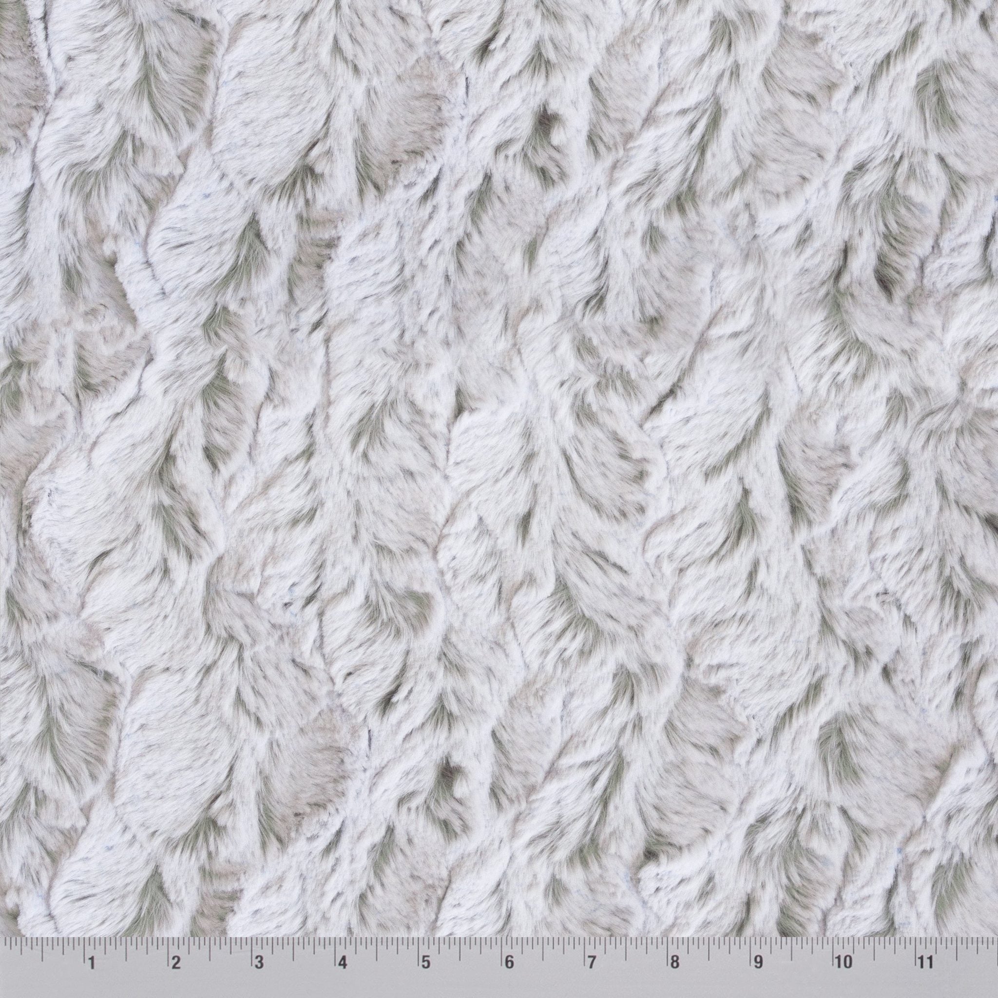 Frosted Bella snuggle minky fabric, surface sheen