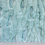 Frosted Four Seasons Snuggle minky fabric draped throw